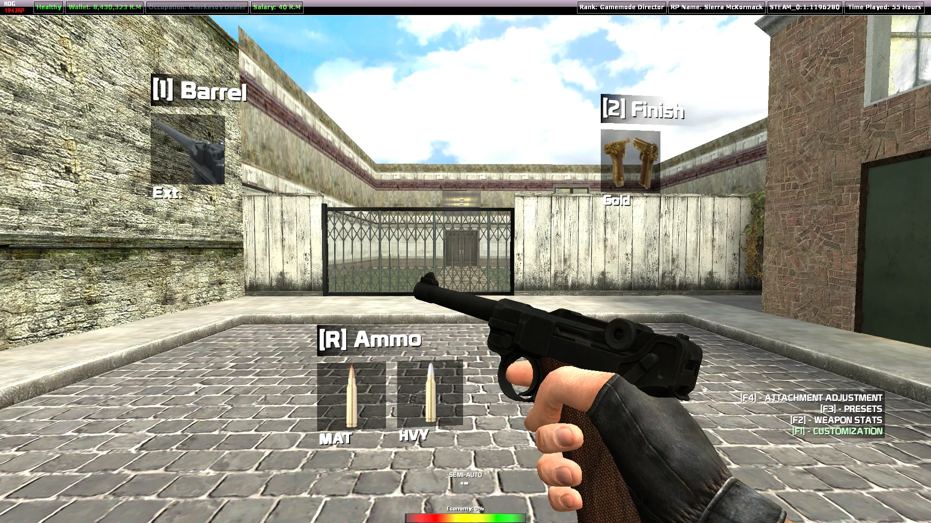 New Luger P08 - CW:2.0 Enhanced